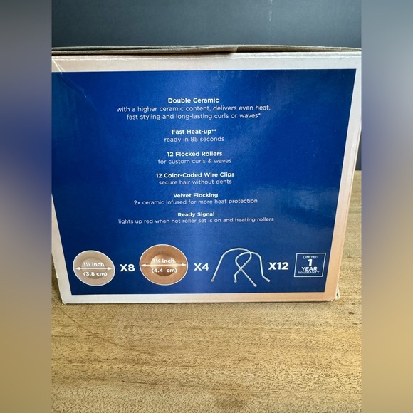 Conair Double Ceramic Volumizing Waves and Volume Summer Hair Rollers Fast Heat - Picture 8 of 9